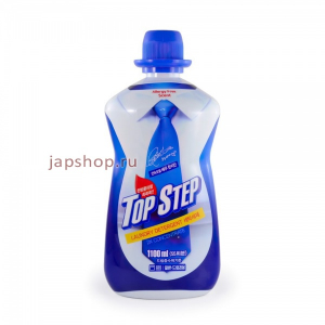 Top Step Laundry Detergent Жидкое средство для стирки, антибактериальное, биоразлагаемое, Сила 5 ферментов, 1100 мл (8809369583061)