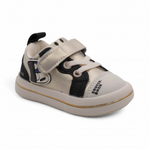 Кроссовки А12-2 бежево черные