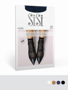 SiSi Носки calz. FIORE 20 носки (с рисунком цветок)
