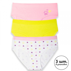 GULB3353(3) трусы для девочек (3 шт в кор.)