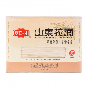 Лапша Рамен Шаньдун (широкая) т.м. «MAI XIANG CUN», 2,27 кг