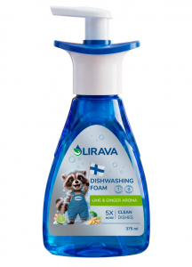 Пена для мытья посуды Lirava Lime & Ginger 375 мл