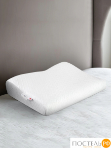 SLEEPIX НАРИТА ОРТО бел Подушка анатомическая 54x33x6/10, 1 пр., плстр/пенополиуретан