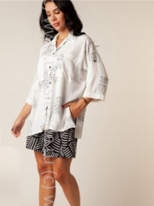 Костюм №230075 Chantemely Дроп рубашка шорты