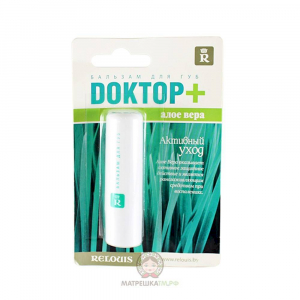 Бальзам для губ Доктор Relouis прозрачный  ранозаживляющий эффект