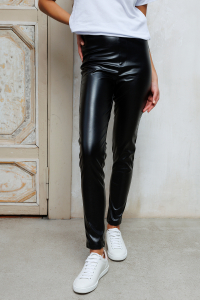 Леггинсы из экокожи 339BLK