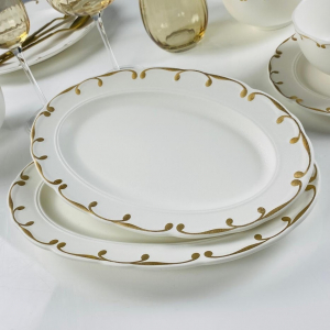 102-101 Набор из 2 овальных блюд 30,5см АЛЕКСАНДРИЯ в под.уп.(х12)Фарфор