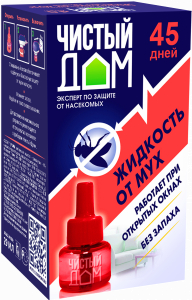 Чистый дом жидкость от МУХ 45 дней