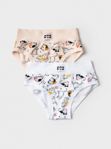 Трусы для девочки, 2 шт в комплекте