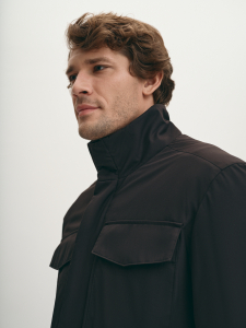 Куртка-парка утепленная на молнии