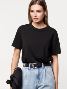 Футболка из премиального хлопка с эластаном