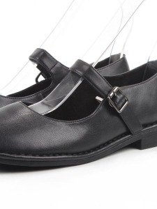 06-DLG27-1 BLACK Туфли женские (натуральная кожа)