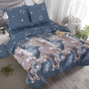 Постельное белье Пегас (поплин DE LUXE)