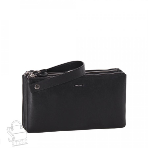 Клатч мужской кожаный 20935 black Pratero в Новосибирске