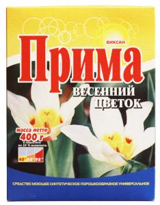 СМС порошкообразное для стирки универсальный VIKSAN Прима Весенний цветок 400г Аквасан/22/ОПТ