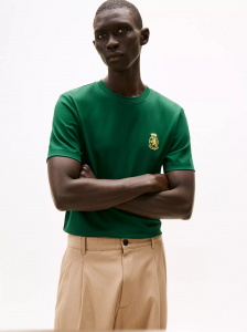 Smooth Cotton Interlock Crest T-Shirt