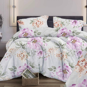 Пододеяльник Акварель светло-серый бязь