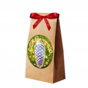 ЁЛОЧНАЯ ИГРУШКА.ШИШКА, крупнолистовой чёрный чай, 35 гр.