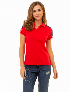 MULTI SHOULDER STRIPE POLO SHIRT