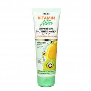 Пилинг-скатка для лица VITAMIN ACTIVE очищение BITЭКС
