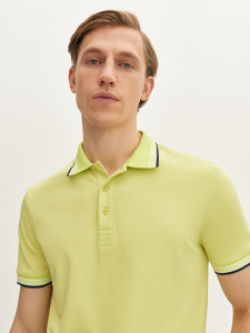 Поло из хлопкового трикотажа