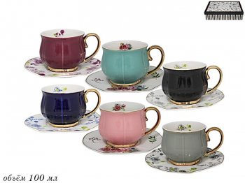 133-173 Кофейный набор 12пр. 100 мл в под.уп.(х12)