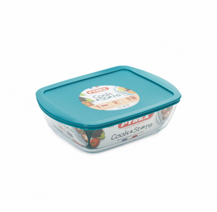 Блюдо с крышкой Cook <(>&<)> Store 28х20x8см 2.5л прямоугольное