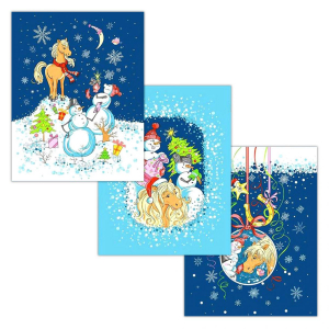 Набор полотенец Новогодняя вечеринка рогожка