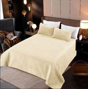 Велюровое стеганое покрывало Премиум 