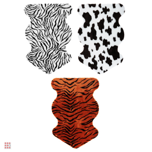 Коврик имитация шкуры животного, иск.мех, 55х85см, 3 дизайна