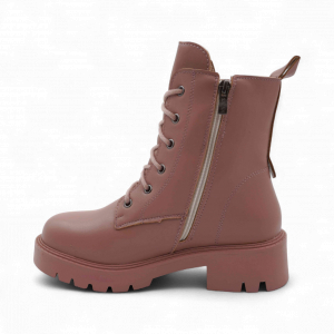 Ботинки на меху 14-10F розовые