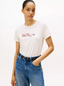 Plaid Hilfiger Logo T-Shirt