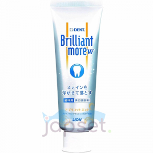 Lion Brilliant More Apricot Mint Зубная паста отбеливающая и предотвращающая неприятный запах изо рта, вкус абрикоса и мяты, туба, 90 гр