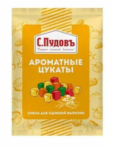 ПУДОВ Смесь для сдобной выпечки Ароматные цукаты 50 г