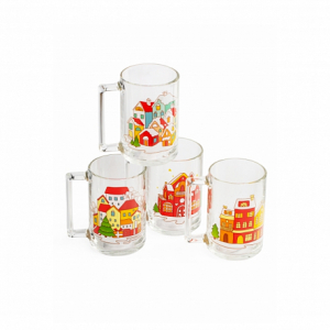 Кружка ФИТНЕС ДОМИКИ 320мл