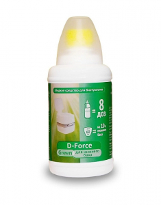 Жидкое средство для биотуалетов D-FORCE green 0,5 л (для нижнего сливного бака биотуалета)