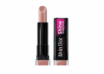 Помада для губ Love in Paris Alvin D`or бежевый тон 03 глянцевый эффект