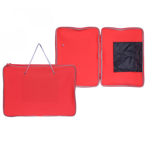 Папка для чертежей и рисунков А3, 470 х 340 х 20 мм, с ручками текстильная 