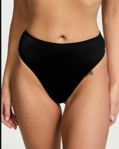 Smooth High-Waist Strappy-Back Thong Panty