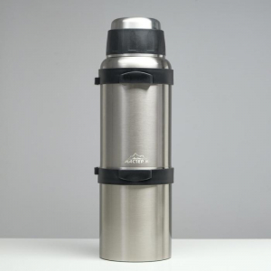Термос Мастер К Volume, 4.2 л, с кружкой, с ситечком, сохраняет тепло 60 ч, нержавеющая сталь, серебристый
