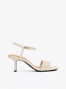Crochet Kitten-Heel Sandal