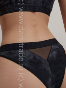 Трусы LBR2497 Rib With Mesh Conte Elegant Дроп бразильяна