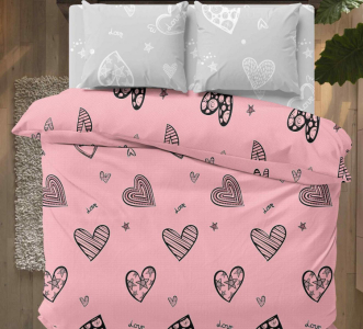 Пододеяльник Сердцеедка (основа) бязь