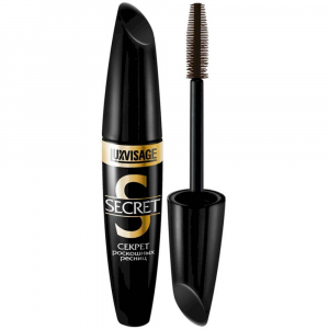 Тушь для ресниц Секрет роскошных ресниц LUXVISAGE коричневый  длинна