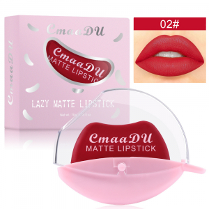 Ленивая матовая помада CmaaDu Lazy Matte Lipstick 02 (без упаковки)