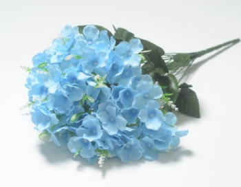 Искусственные цветы, Ветка в букете гортензия 18 голов (1010237)
