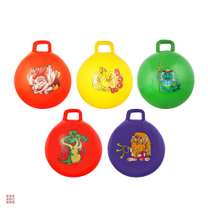 SILAPRO Мяч-попрыгун с ручкой, d 50см, 400г, 5 цветов