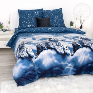 Постельное бельё Созвездие леопарда (бязь премиум)