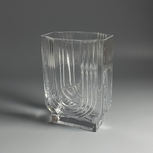 200-190 Декоративная ваза для цветов 21см в под.уп.(х8)Стекло