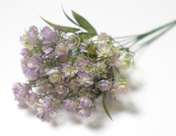 Искусственные цветы, Ветка в букете зелени клевера 5 веток (1010237)